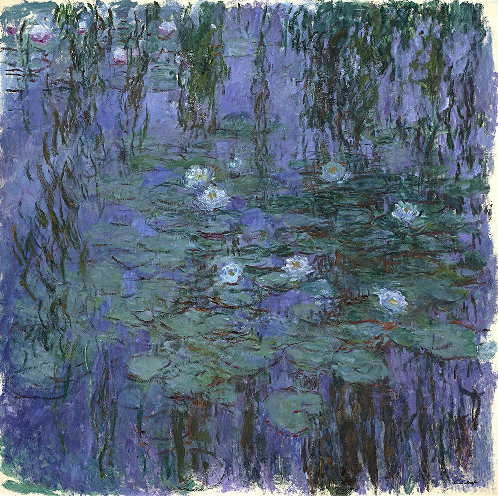 Клод Моне. «Голубые водяные лилии». 1916–1919 Фото: Musée d'Orsay/Google Art Project