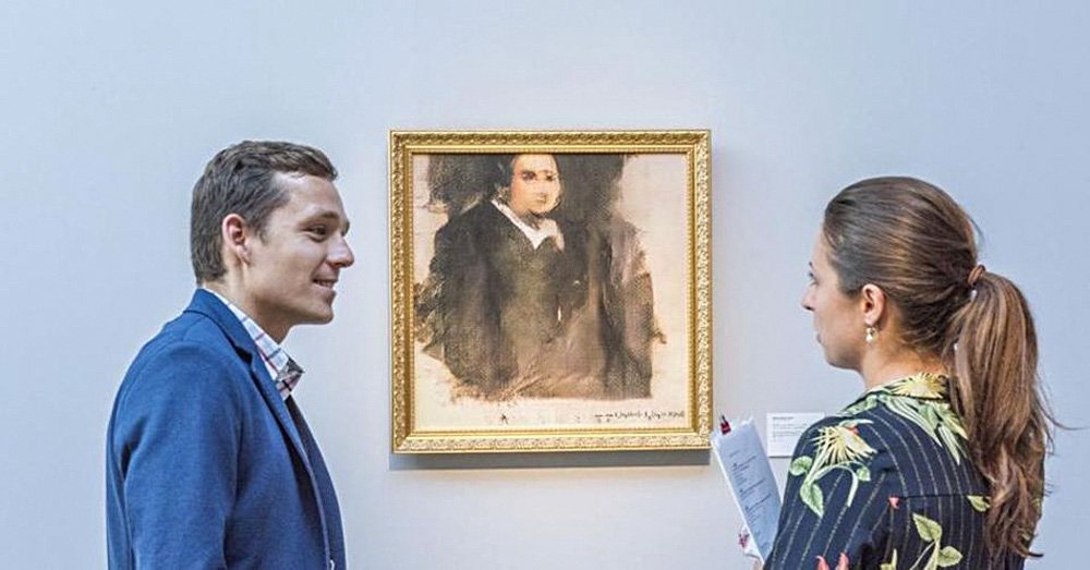 «Портрет Эдмона Белами» коллектива Obvious на аукционе Christie's. Фото: Christie'
