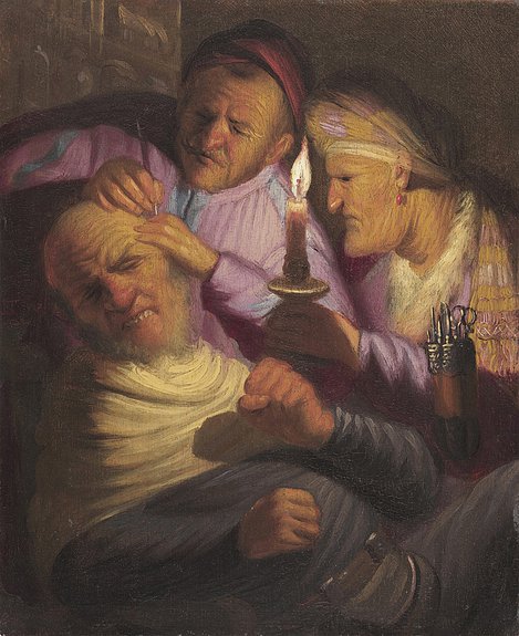 Рембрандт. «Аллегория осязания» (1624-25). Куплена у Эдгара Сваба, Нидерланды, в 2007 г. Сourtesy of The Leiden Collectio