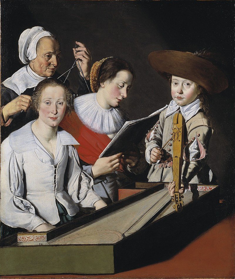 Поль ля Тарт (Paul La Tarte) A Musical Party,  Nationalmuseum