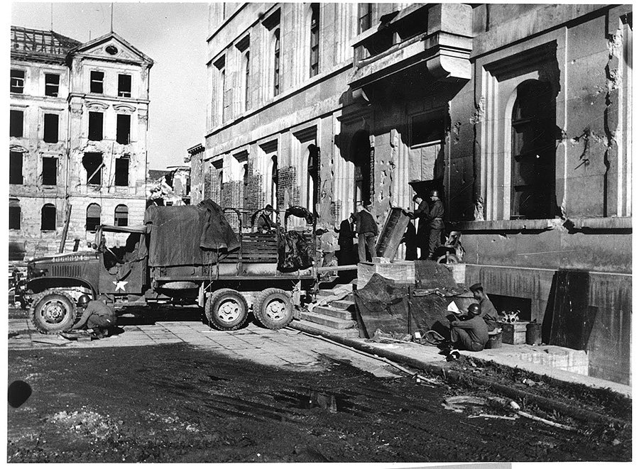 Мюнхен в 1945