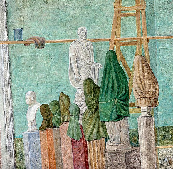 Владимир Стерлигов. «Восстановление Эрмитажа».1946. Фото: M.T. Abraham Foundatio