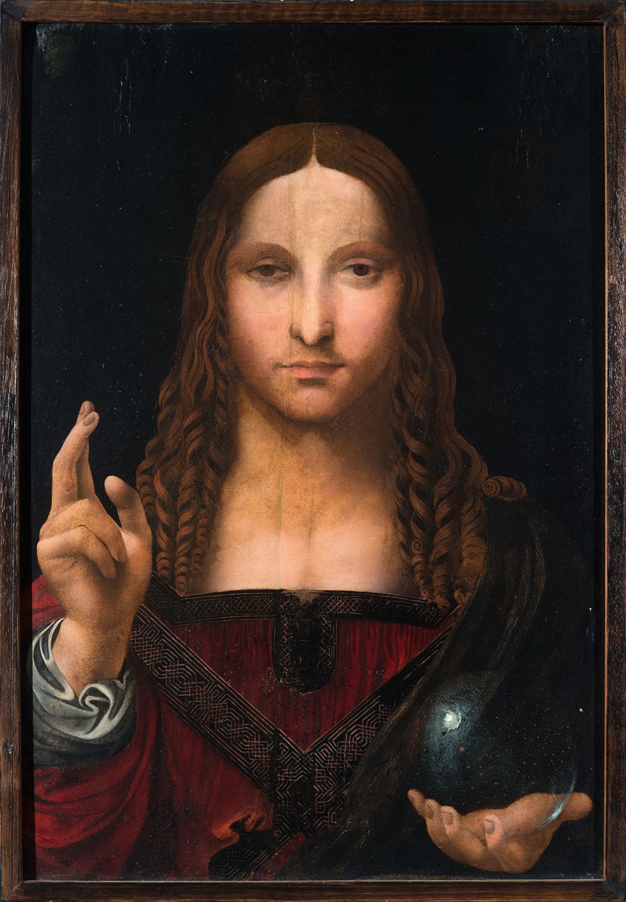 Салаи (?). «Спаситель мира». 1508–1513. Сан-Доменико Маджоре, Неаполь. Фото: Сан-Доменико Маджоре