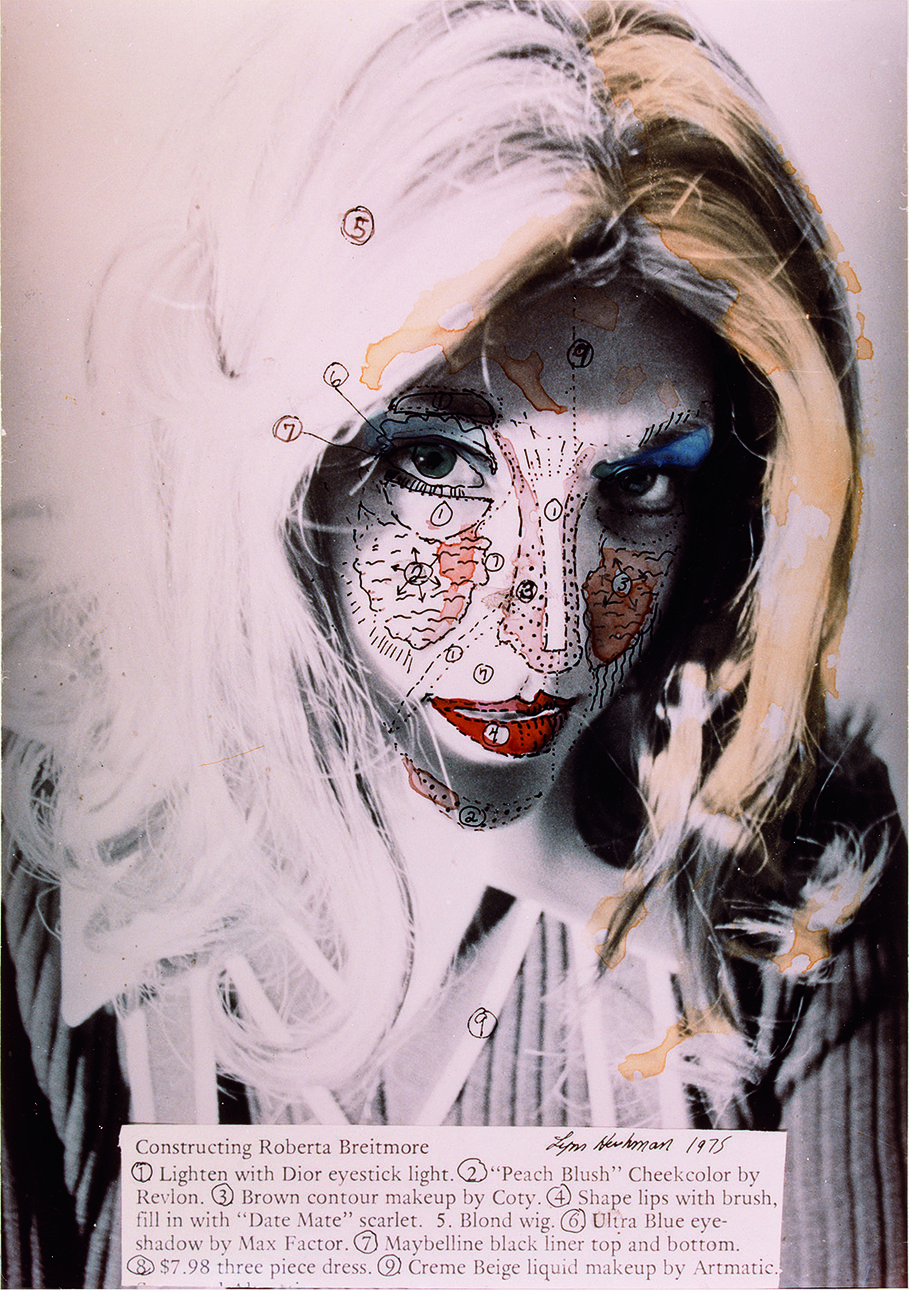 Линн Хершман Лисон. График работ #1. 1975. © Lynn Hershman Leeson SAMMLUNG VERBUND, Wie