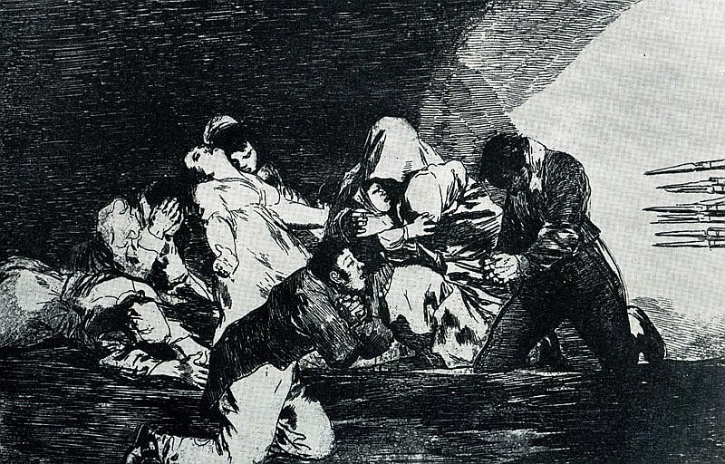 Франсиско Гойя. Невозможность видеть это. Из серии «Бедствия войны». 1810–1820