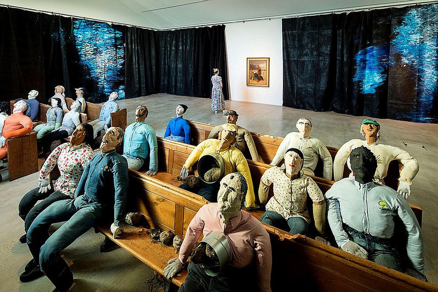 Оскар Маурильо. «Коллективное сознание». 2019. Инсталляция. Фото: Courtesy of Turner Contemporary and the artist / David Levene
