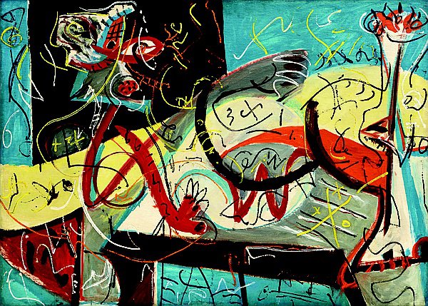 Стенографический рисунок (1942) Джексона Поллока покажут на выставке в Базеле / Digital Image 2004 (c) MoMA, New York/Scala , Florence