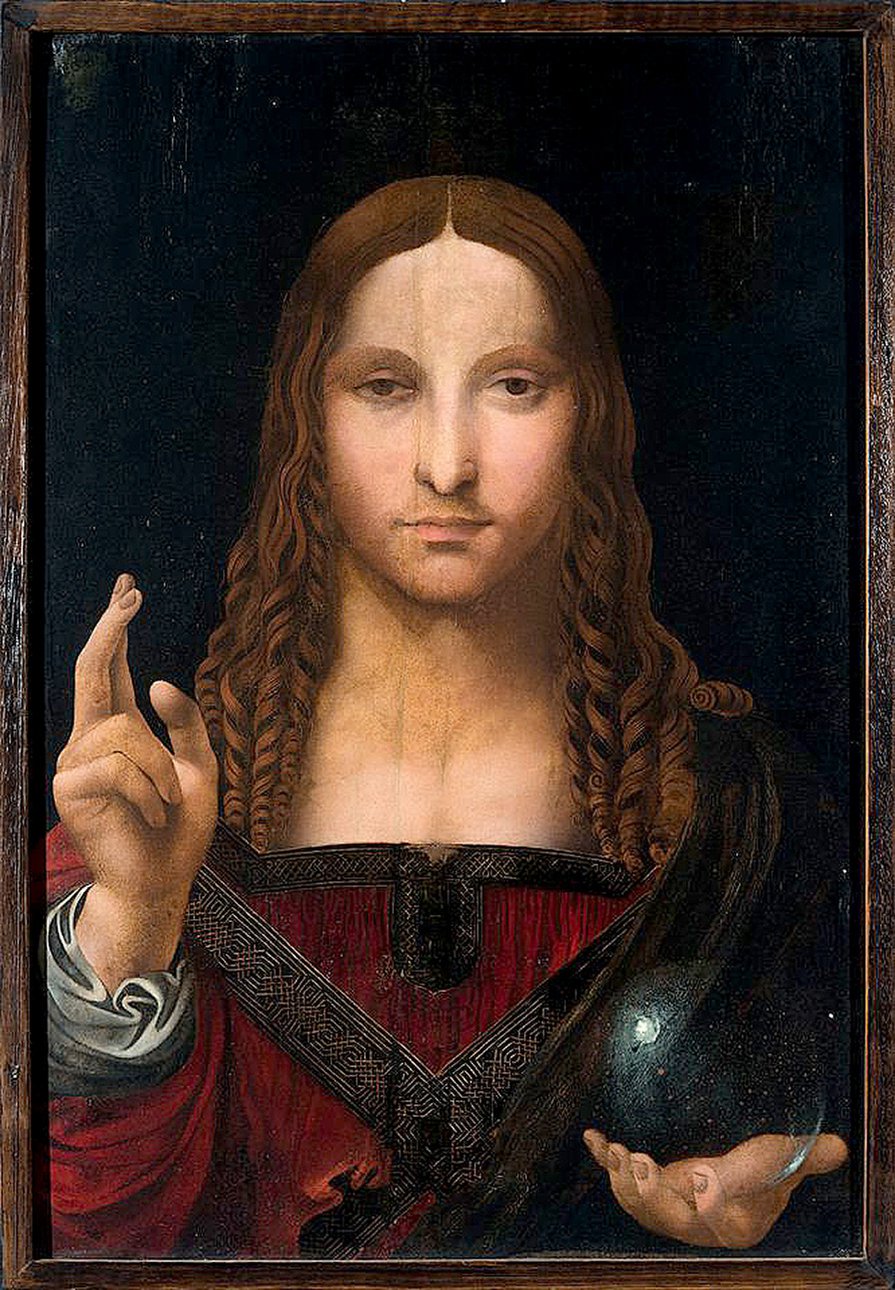 Школа Леонардо. «Спаситель мира». 1508–1513. Фото: San Domenico Maggiore