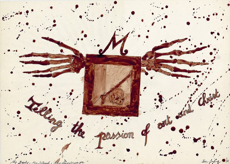 Мое тело, моя кровь, мой пейзаж. 1978 / jordan bosher; the deweer collection/jan fabre; Angelos bvba collection/jan fabre; afp/eastnewsh