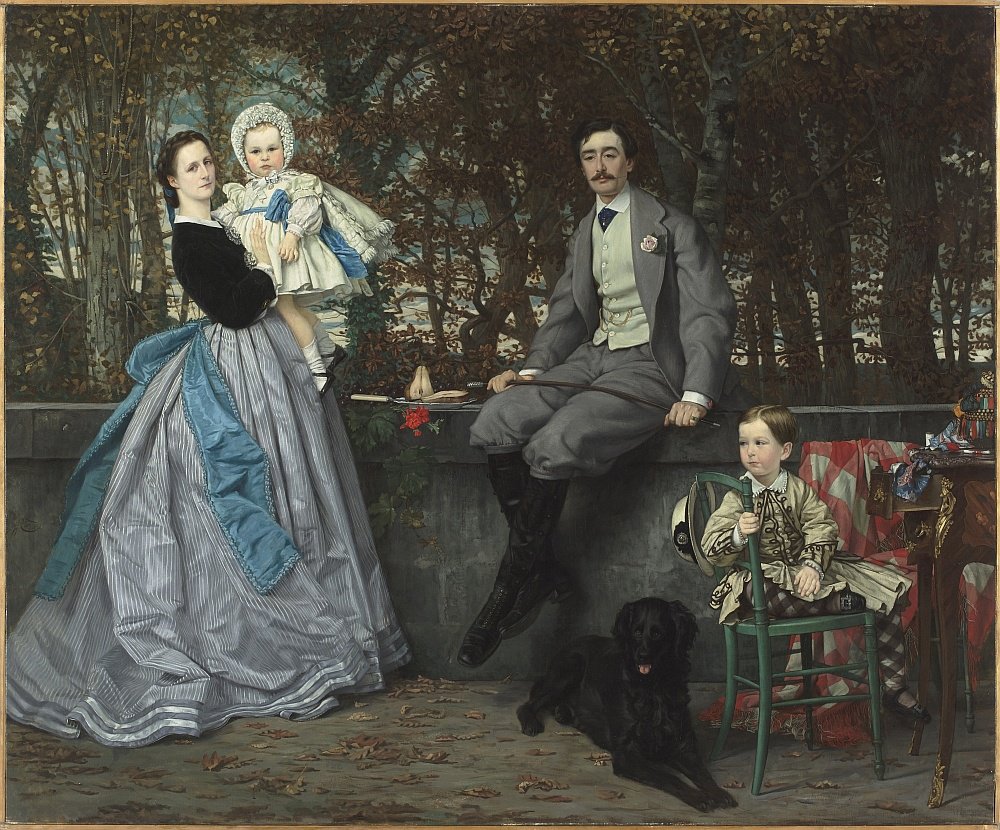 Джеймс Тиссо. Портрет маркиза и маркизы Мирамон с детьми. 1865 / © RMN-Grand Palais (Musée d’Orsay) / Hervé Lewandowski