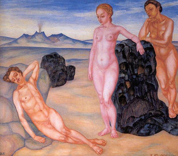 Кузьма Петров-Водкин. «Сон». 1910. Из собрания Государственного Русского музея