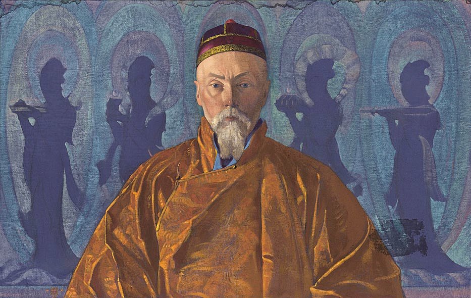 Святослав Рерих. Портрет Николая Рериха. 1928. Холст, темпера, масло. Государственный музей искусства народов Востока