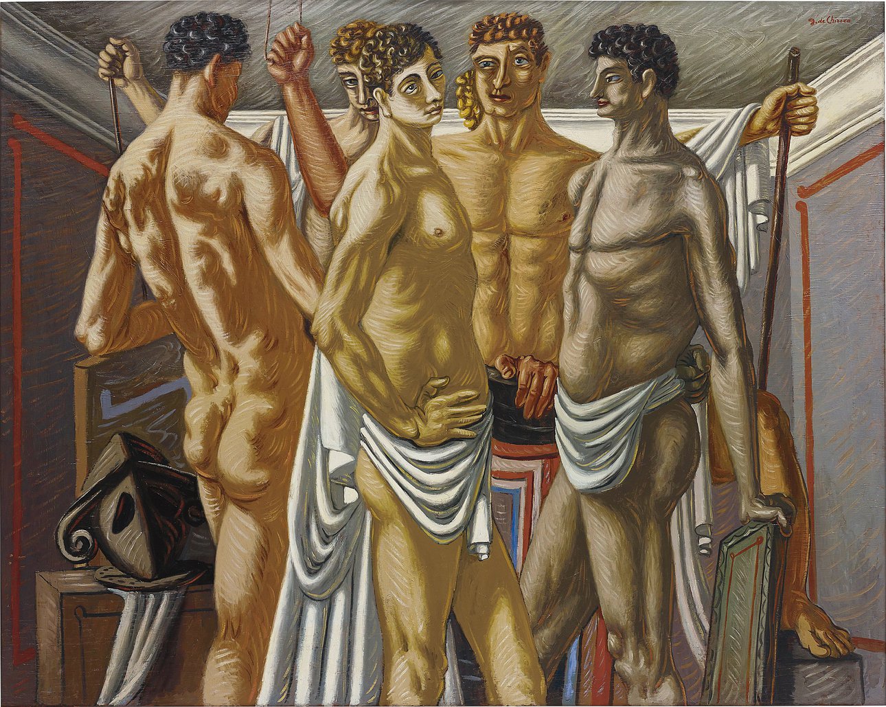 Джорджо Де Кирико. Отдыхающие гладиаторы, 1928–1929. Эстимейт $4–6 млн