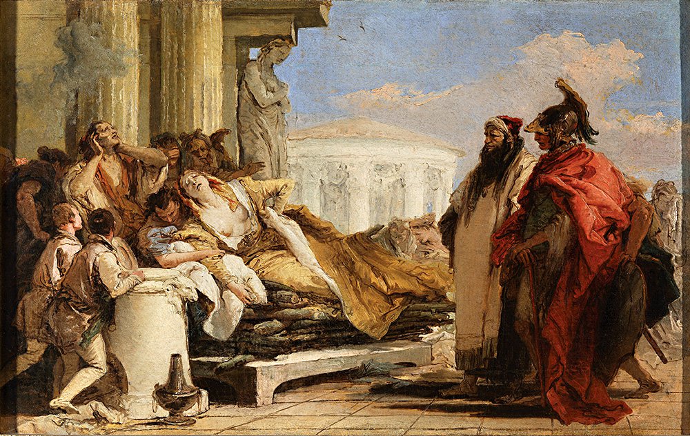 Джамбаттиста Тьеполо. «Смерть Дидоны». 1760-е. Фото: ГМИИ им. А.С. Пушкина