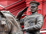На Манежной площади заменили памятник маршалу Георгию Жукову