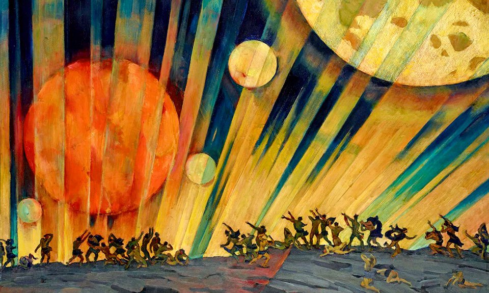 Константин Юон. «Новая планета». 1921. Фото: Государственная Третьяковская галерея