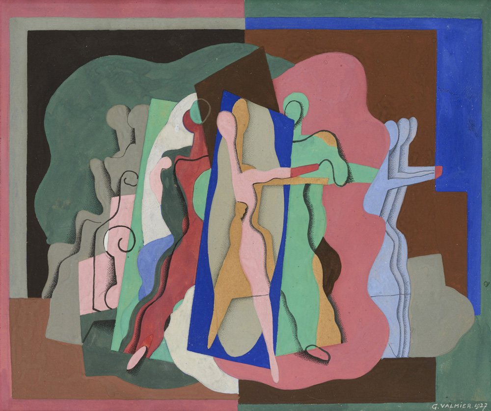 Жорж Вальмье. «Бальные танцы». 1927. Courtesy of Galerie Zlotowski