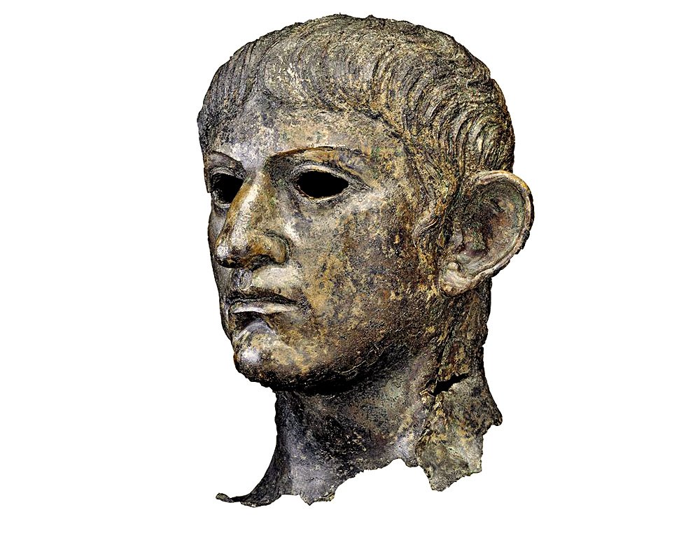 Бюст Нерона из меди. I век н.э. Фото: British Museum