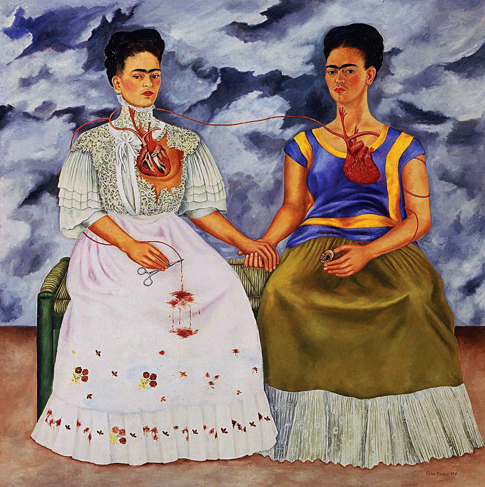 Фрида Кало. Las dos Fridas («Две Фриды»). 1939. Фото: Museo de Arte Moderno, Mexico City