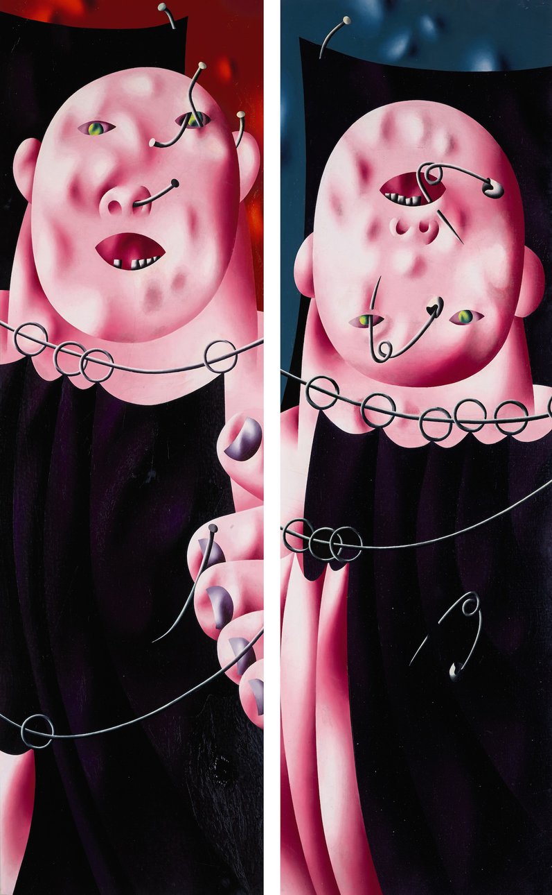 Олег Целков. «Цирк». Продано на Sotheby’s за £131,3 тыс.