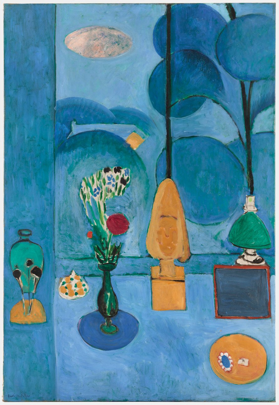 «Голубое окно» (1913) Анри Матисса, оказавшего сильное влияние на Ричарда Дибенкорна. Courtesy of MоMA
