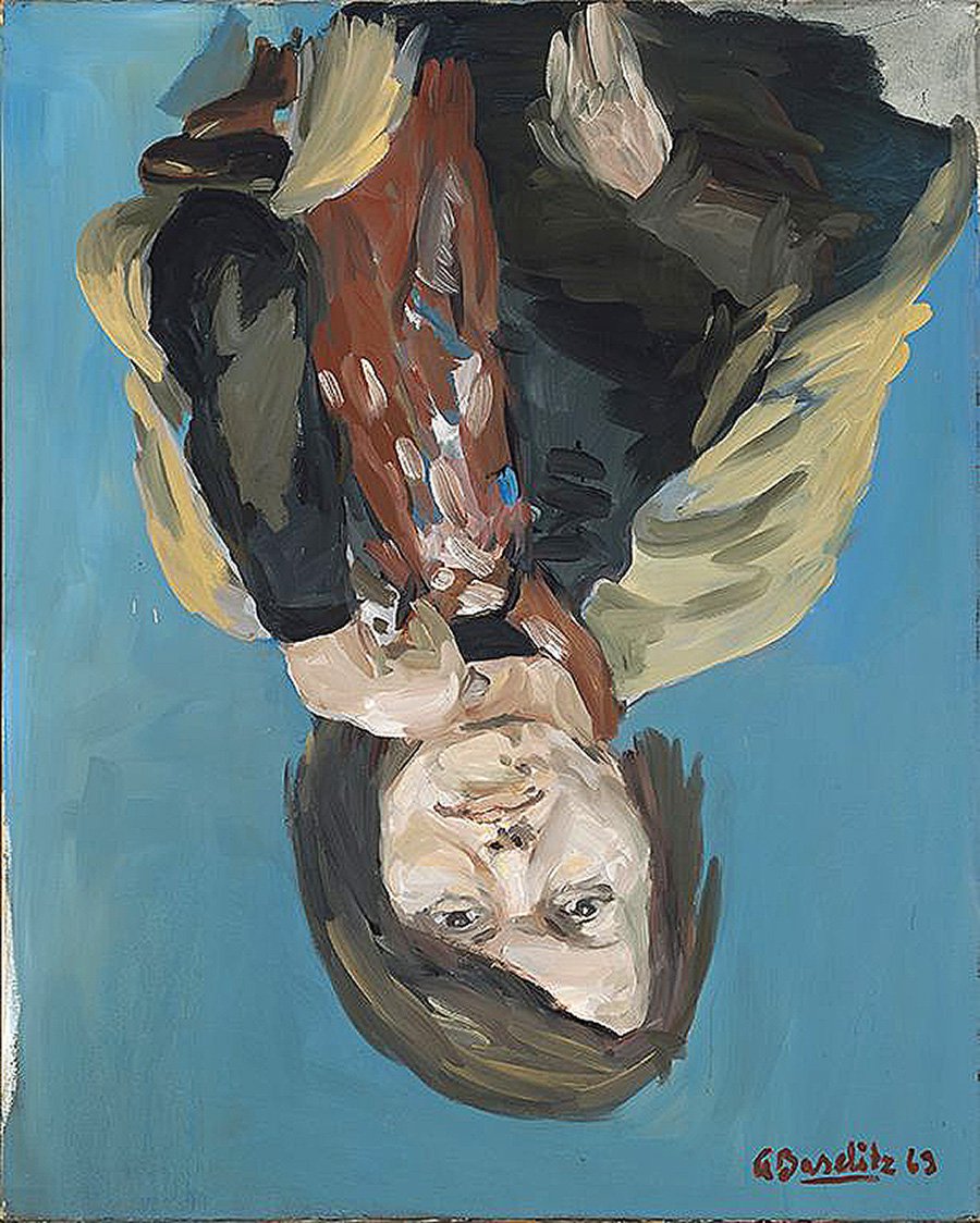 Георг Базелиц. «Портрет Эльке I». 1969. Фото: The Metropolitan Museum of Art/Georg Baselitz