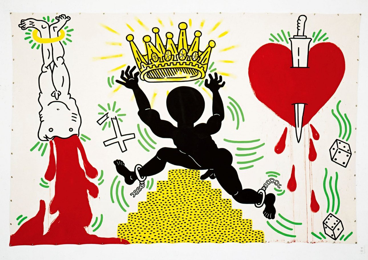 Кит Харинг. Prophets of Rage («Пророки ярости»). 1988. Фото: The Keith Haring Foundation, New York