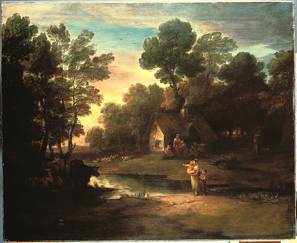 Томас Гейнсборо, «Лесной пейзаж со стадом у водоема». Дом-музей Гейнсборо, Садбери, Саффолк. Фото: Gainsborough‘s House, Sudbury, Suffolk