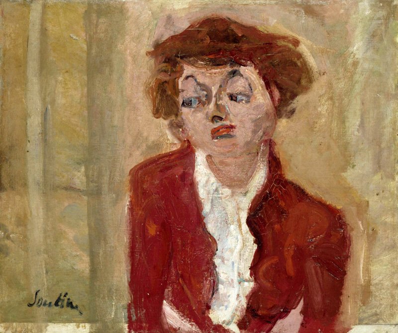 Хаим Сутин. "Молодая англичанка. 1934. Paris, musée de l'Orangerie © RMN-Grand Palais (musée de l'Orangerie) / Hervé Lewandowski