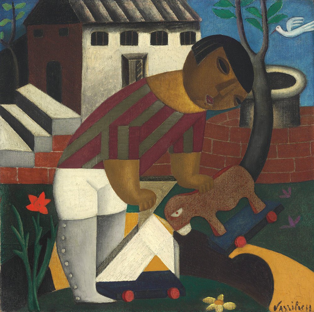 Мария Васильева. Ребенок с игрушкой. Ок. 1920. Courtesy of Christie's