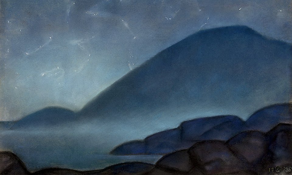 Смирнов-Русецкий.«Звёзное небо». 1935. Фото: Cобрание Александра Балашова