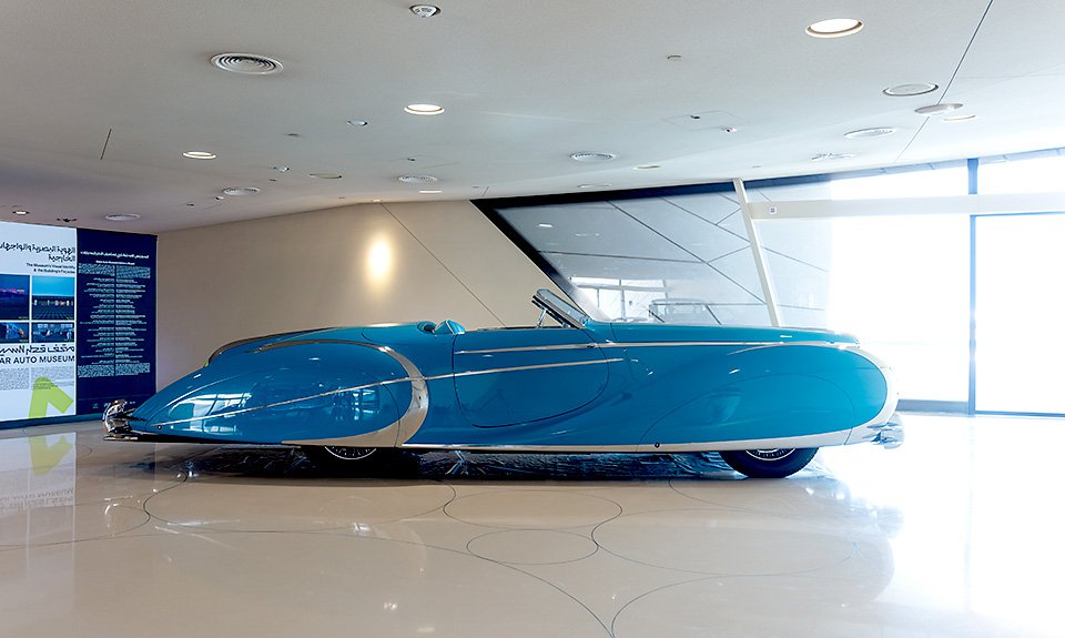 Родстер Delahaye (1949) — один из экспонатов будущего автомобильного музея по проекту Рема Колхаса и его бюро OMA. Фото: OMA
