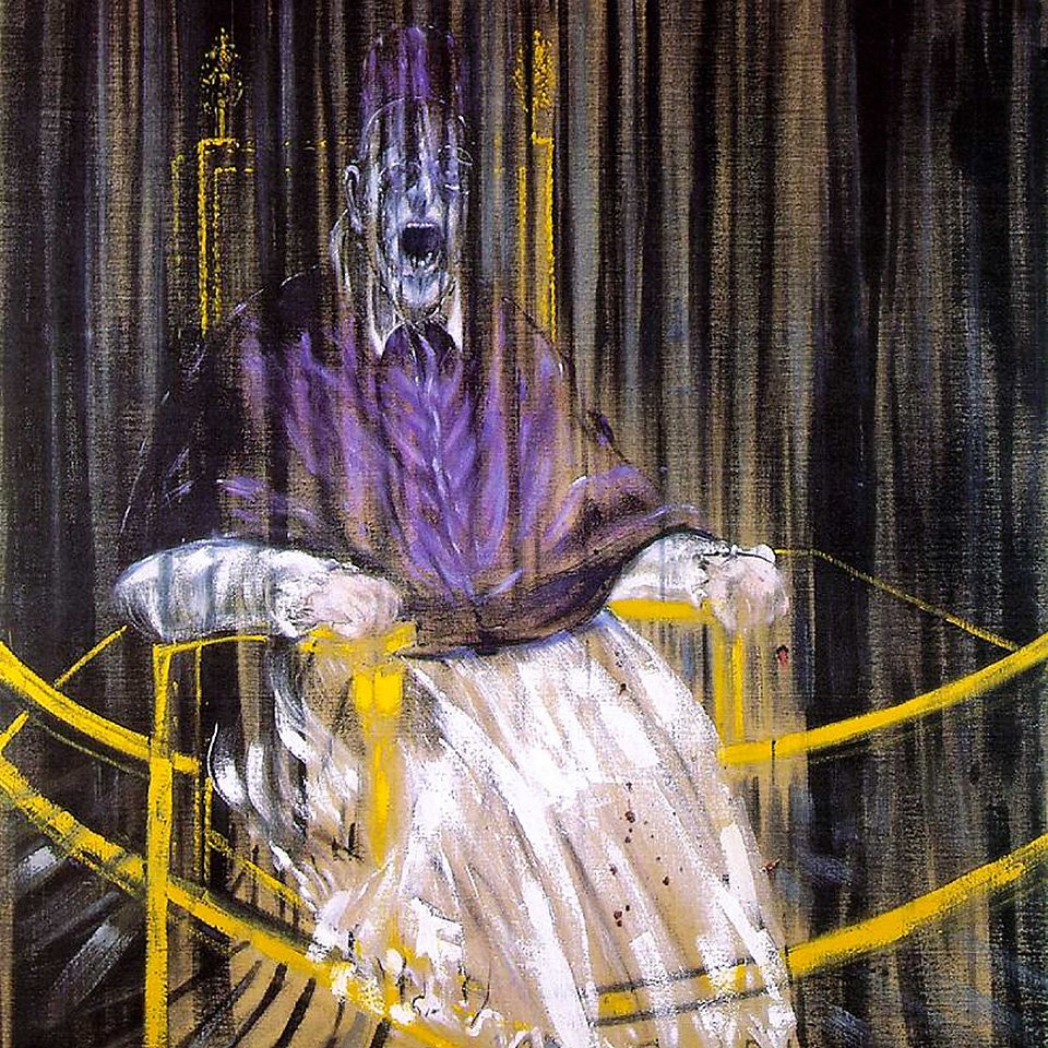 Фрэнсис Бэкон. «Этюд по портрету папы Иннокентия X работы Веласкеса». 1953.  Фото: The Des Moines Art Center
