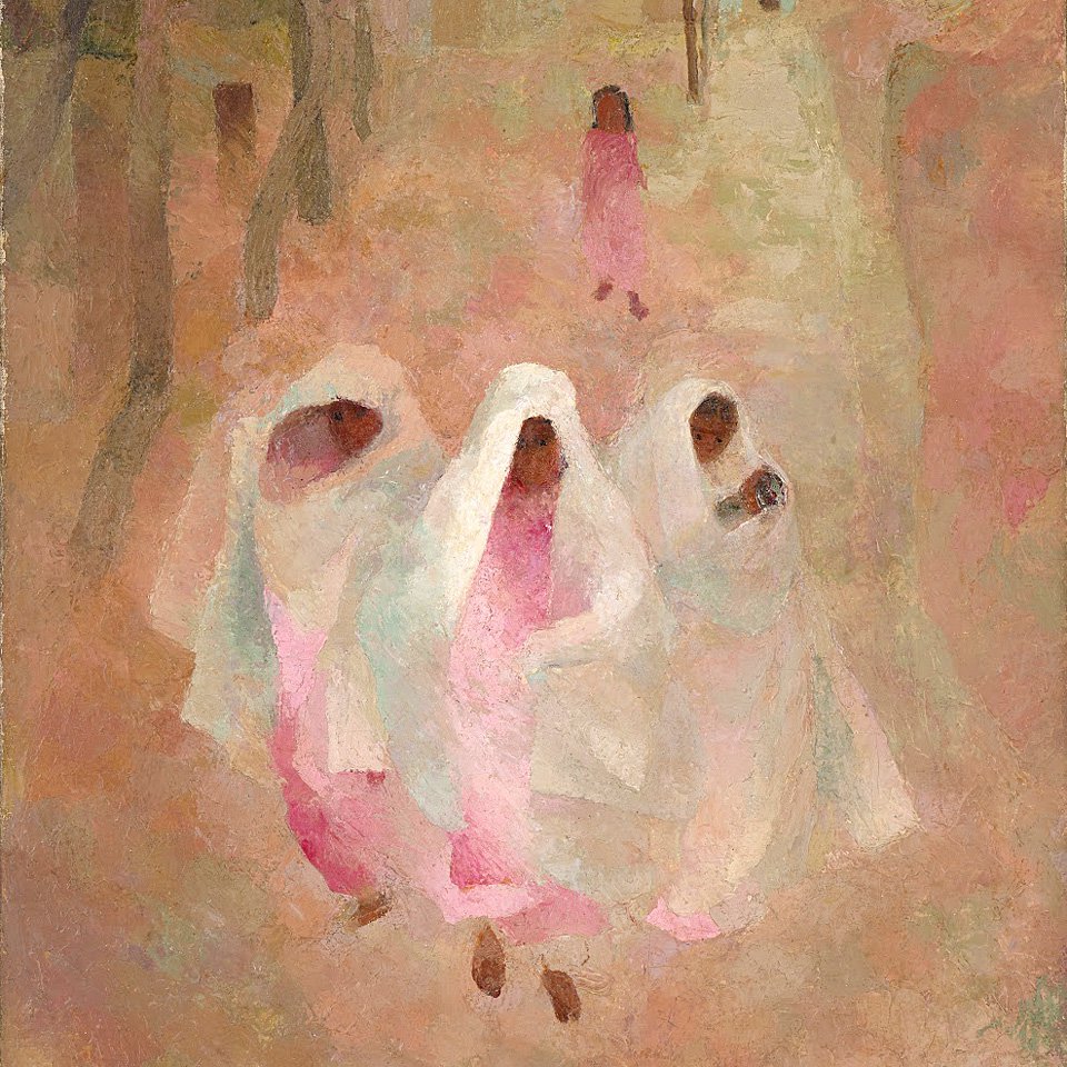 Елена Коровай. «Женщины в розовом». Фото: Государственный музей искусств имени И. В. Савицкого