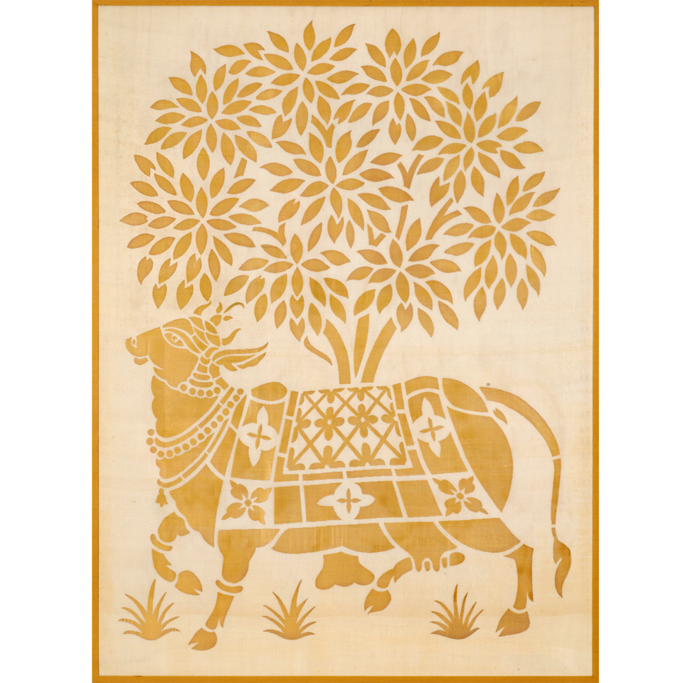 Хлопковая ткань в технике «зари», ручное ткачество. Венкатагири, Андхра Прадеш. Фото: Архив коллекционеров