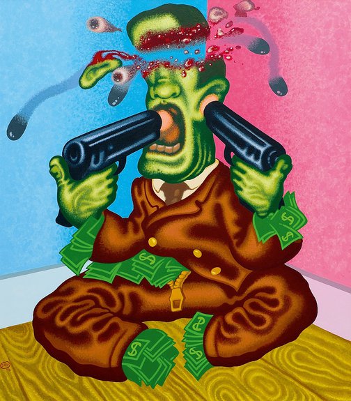 "Самоубийство на Уолл-стрит". 2012. Фрагмент / courtesy Gary Tatintsian Gallery
