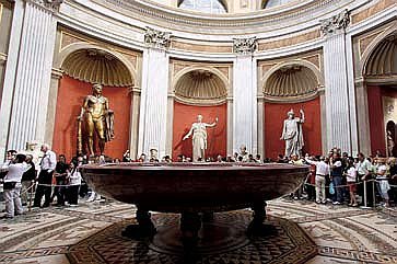 Музей Пио-Клементино в Ватикане. Зал «Ротонда»