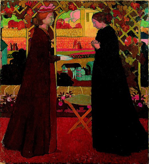 Морис Дени. Посещение Марией Елизаветы. 1894. Эрмитаж