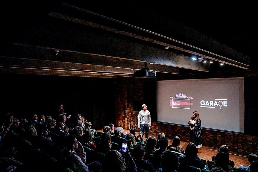 Открытие The ART Newspaper Russia FILM FESTIVAL в музее «Гараж». Фото: Александр Мурашкин, Наталья Польская