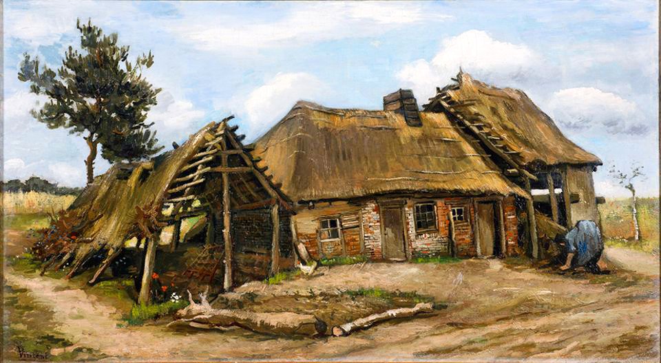 Винсент ван Гог. «Крестьянка у деревенского дома». 1885. © Simon C. Dickinson Ltd, Londo
