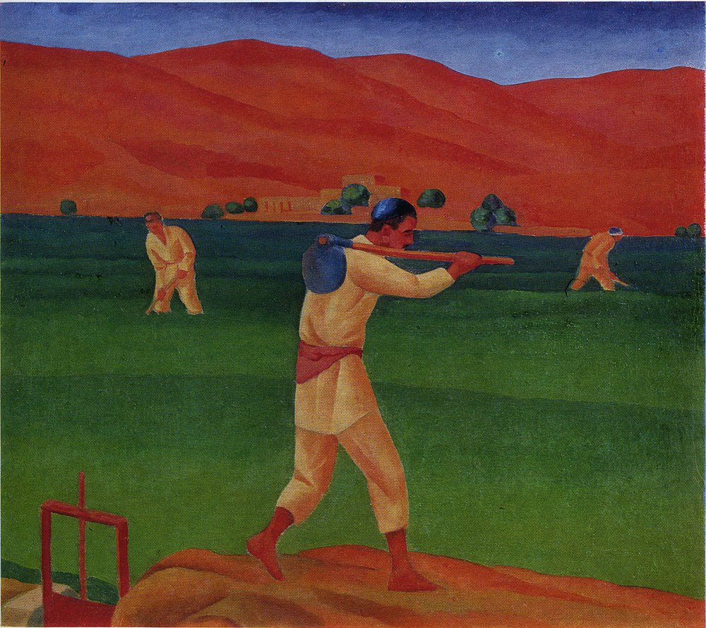 Николай Карахан. «Поливальщики». 1930. Фото: ГМИ РК им. И.В.Савицкого