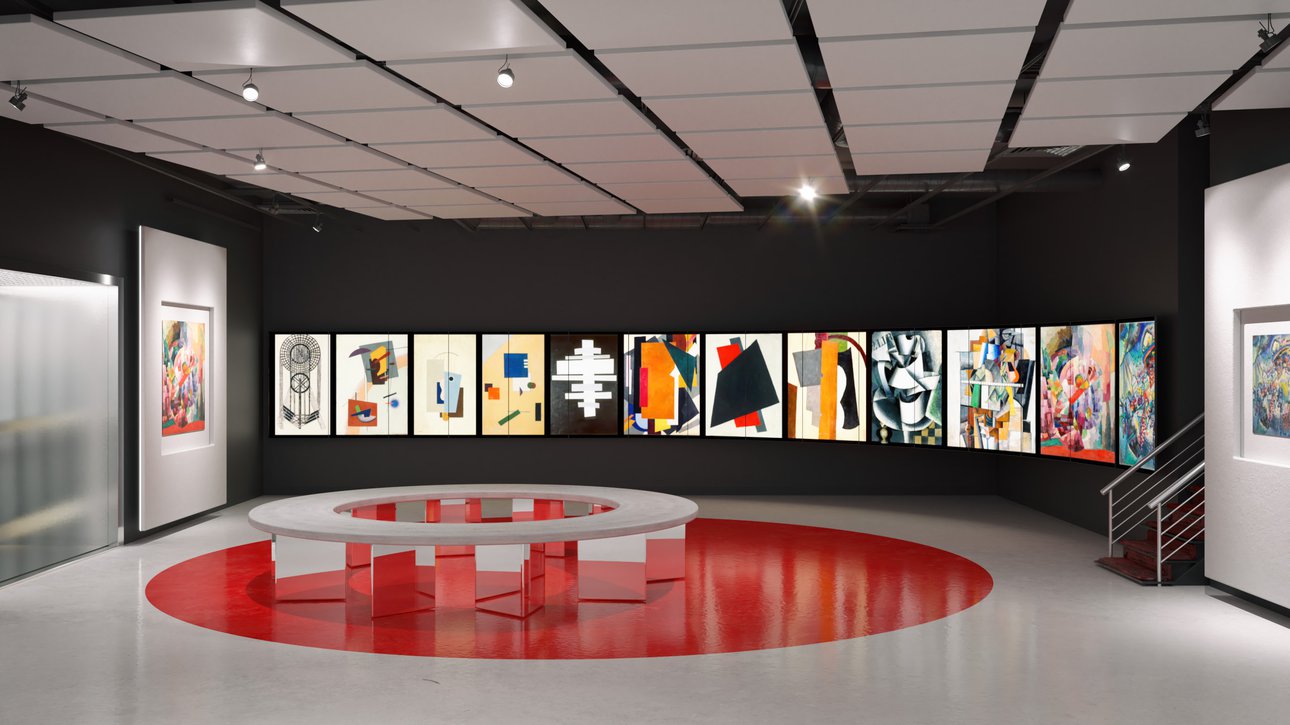 Проект экспозиции выставки «Выбор Костаки» в Музее AZ. Фото: Музей AZ