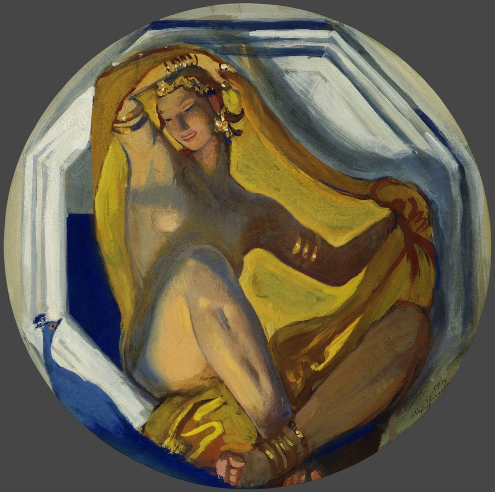 Зинаида Серебрякова. «Персия». 1916. Бумага, темпера. Государственная Третьяковская галерея