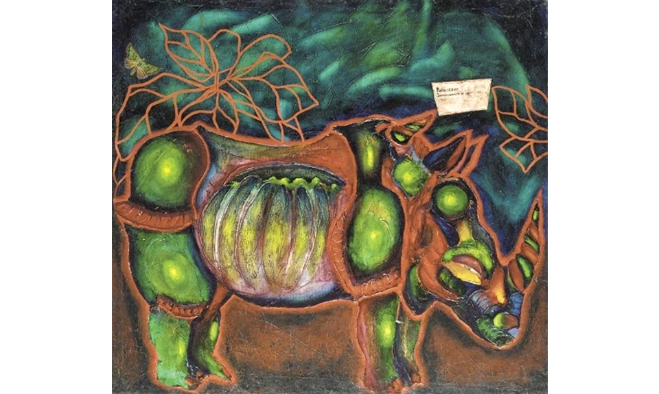 Сергей Шутов. «Удивительный носорог». 1980. Фото: Sotheby’s