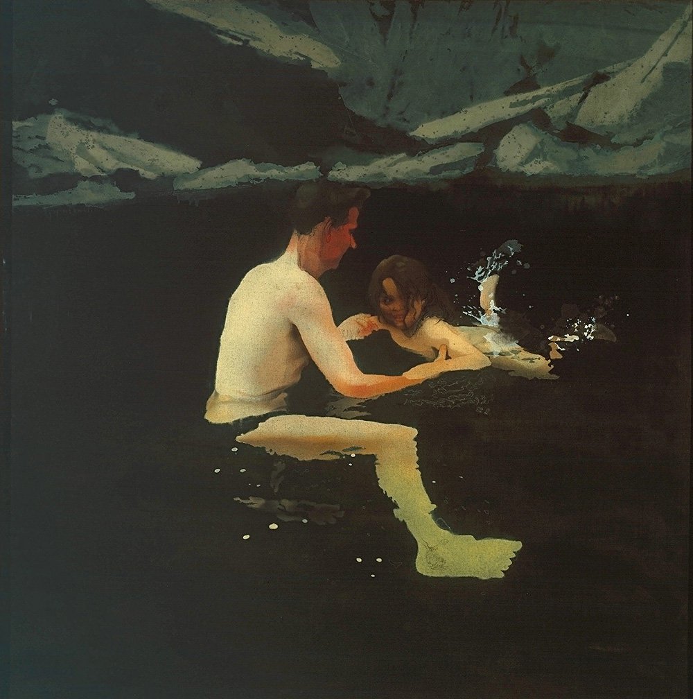 Майкл Эндрюс. «Мелани и я купаемся». 1978–1979. Фото: Tate: Purchased 1979