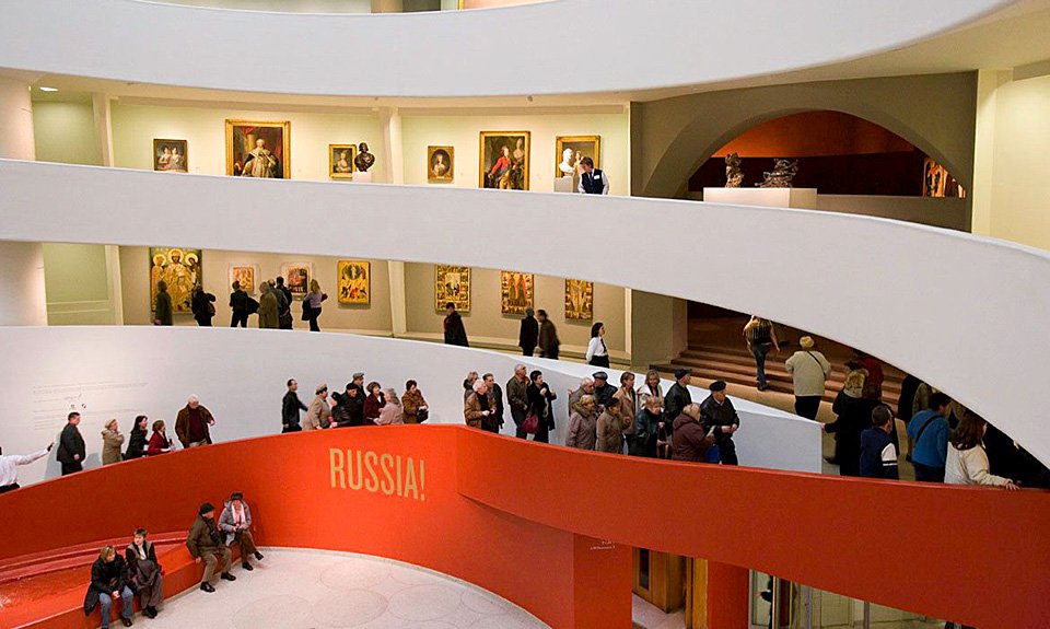 Выставка «Россия!» в Музее Соломона Р.Гуггенхайма в 2005 году. Фото: Guggenheim Museum