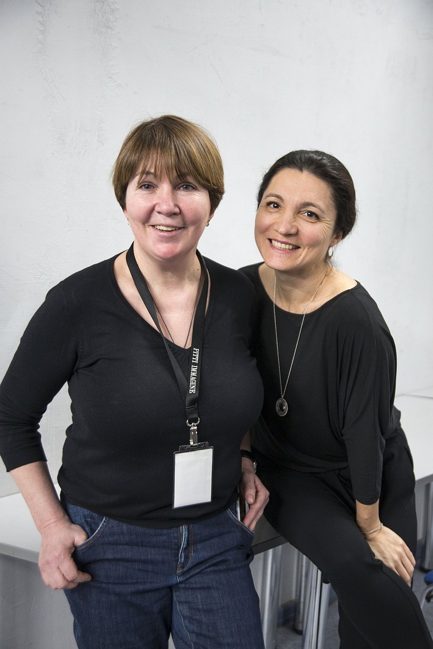 Елена Лунгина (слева) и Ирина Успенская. Предоставлено Школой Родченко.