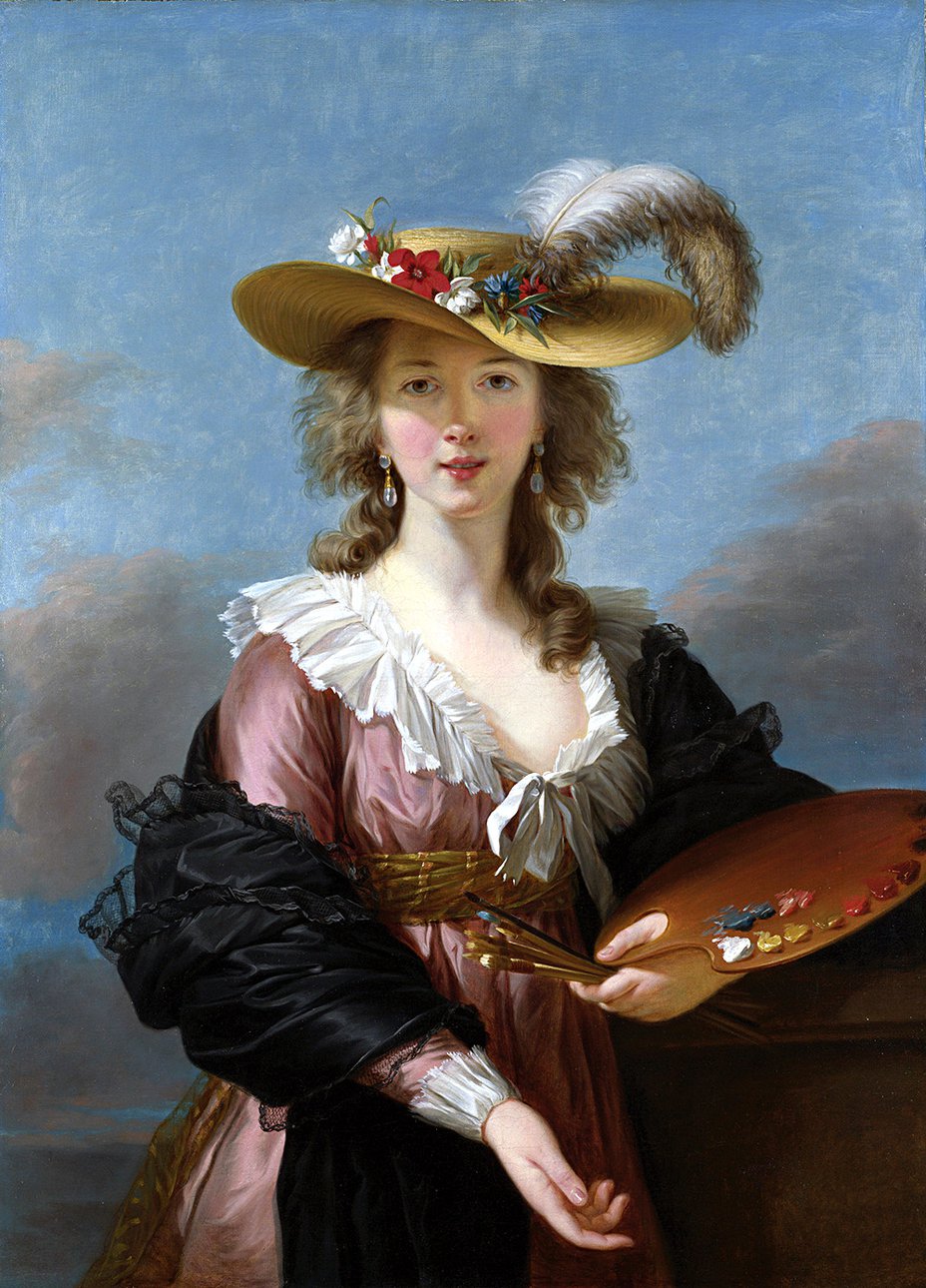 Элизабет Виже-Лебрен. «Автопортрет в шляпе с пером». После 1782. Фото: Национальная галерея, Лондон