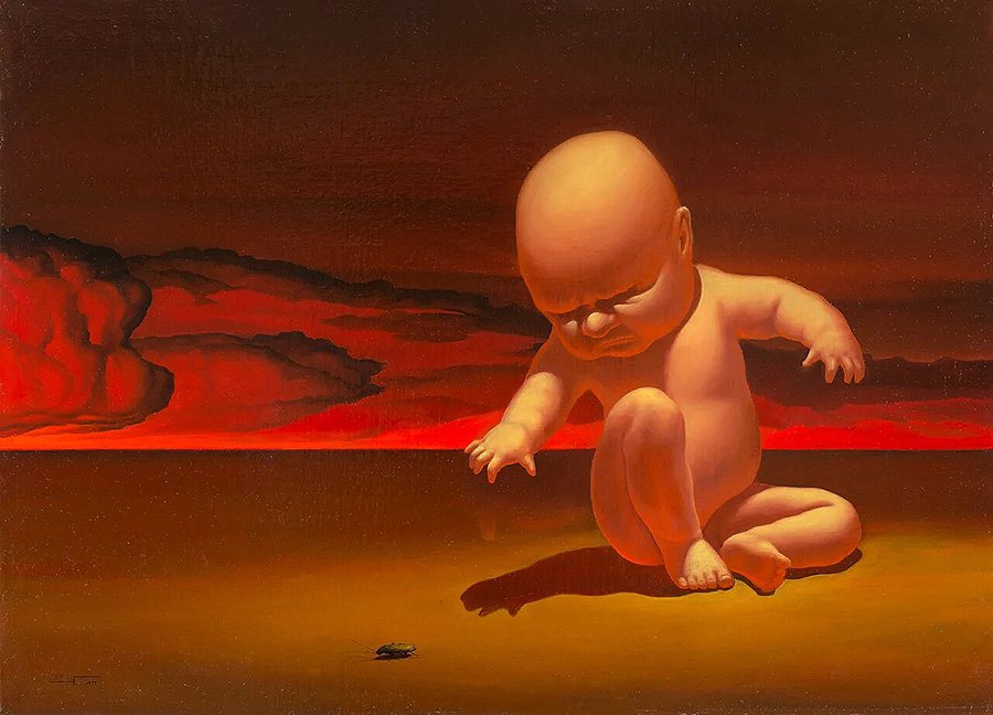 Алексей Фадеев. «Мальчик и таракан». 1997. Фото: Галерея «Музейная живопись»
