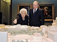 Путин многое пообещал российским музеям, и Пушкинскому в частности
